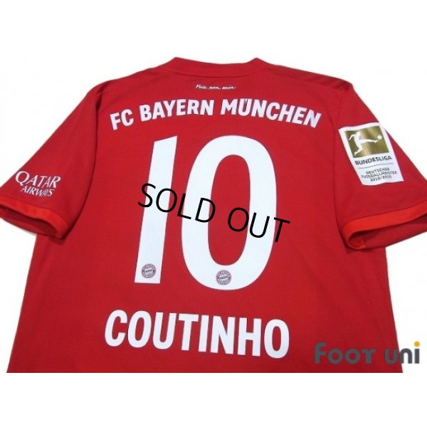 Photo4: Bayern Munchen2019-2020 Home Authentic Shirt #10 Coutinho w/tags