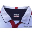 Photo5: England Euro 2004 Home Long Sleeve Shirt #7 Beckham