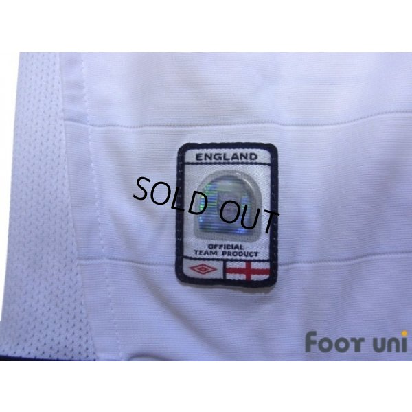 Photo7: England Euro 2004 Home Long Sleeve Shirt #7 Beckham