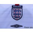 Photo6: England Euro 2004 Home Long Sleeve Shirt #7 Beckham