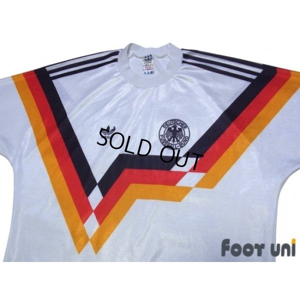 Photo3: West Germany Euro 1988-1990 Home Shirt