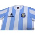 Photo3: Argentina 1986 Home Reprint Shirt #10