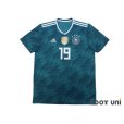 Photo1: Germany 2018 Away Shirt #19 Leroy Sane FIFA World Champions 2014 Patch/Badge (1)
