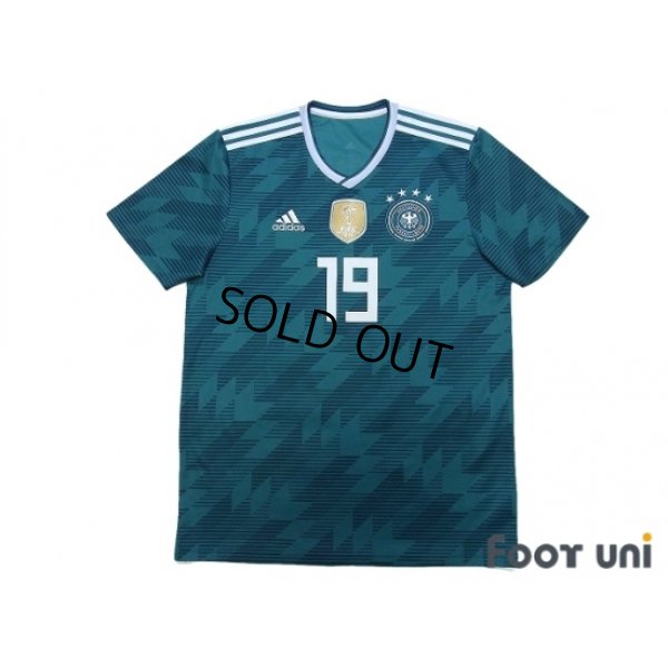 Photo1: Germany 2018 Away Shirt #19 Leroy Sane FIFA World Champions 2014 Patch/Badge