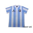 Photo1: Argentina 1986 Home Reprint Shirt #10 (1)