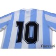 Photo4: Argentina 1986 Home Reprint Shirt #10