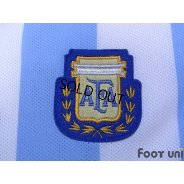 Photo6: Argentina 1986 Home Reprint Shirt #10