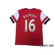 Photo2: Arsenal 2012-2013 Home Shirt #16 Ramsey (2)