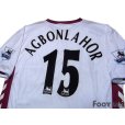 Photo4: Aston Villa 2006-2007 Away Shirt #15 Agbonlahor BARCLAYS PREMIERSHIP Patch/Badge