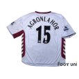 Photo2: Aston Villa 2006-2007 Away Shirt #15 Agbonlahor BARCLAYS PREMIERSHIP Patch/Badge (2)