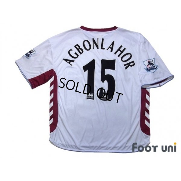 Photo2: Aston Villa 2006-2007 Away Shirt #15 Agbonlahor BARCLAYS PREMIERSHIP Patch/Badge