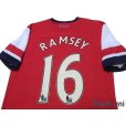 Photo4: Arsenal 2012-2013 Home Shirt #16 Ramsey
