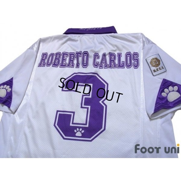 Photo4: Real Madrid 1997-1998 Home Shirt #3 Roberto Carlos