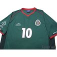 Photo3: Mexico 2002 Home Shirt #10 Blanco 2002 FIFA World Cup Korea Japan Patch/Badge (3)