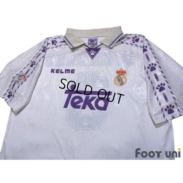 Photo3: Real Madrid 1996-1997 Home Shirt #3 Roberto Carlos LFP Patch/Badge