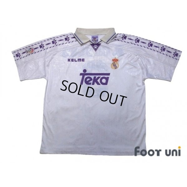 Photo1: Real Madrid 1996-1997 Home Shirt #3 Roberto Carlos LFP Patch/Badge