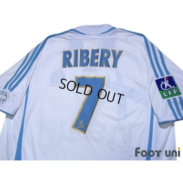 Photo4: Olympique Marseille 2006-2007 Home Shirt #7 Ribery LFP Patch/Badge