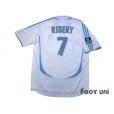 Photo2: Olympique Marseille 2006-2007 Home Shirt #7 Ribery LFP Patch/Badge (2)