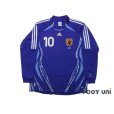 Photo1: Japan 2006 Home Long Sleeve Shirt #10 Nakamura (1)