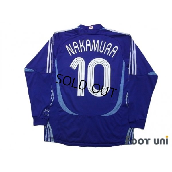 Photo2: Japan 2006 Home Long Sleeve Shirt #10 Nakamura