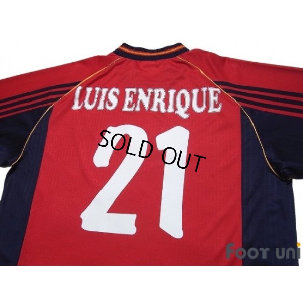 Photo4: Spain 1998 Home Shirt #21 Luis Enrique