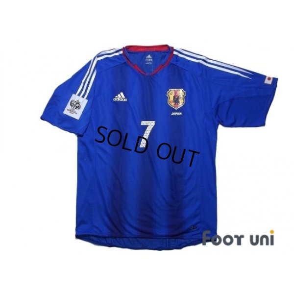 Photo1: Japan 2004 Home Authentic Shirt #7 Nakata