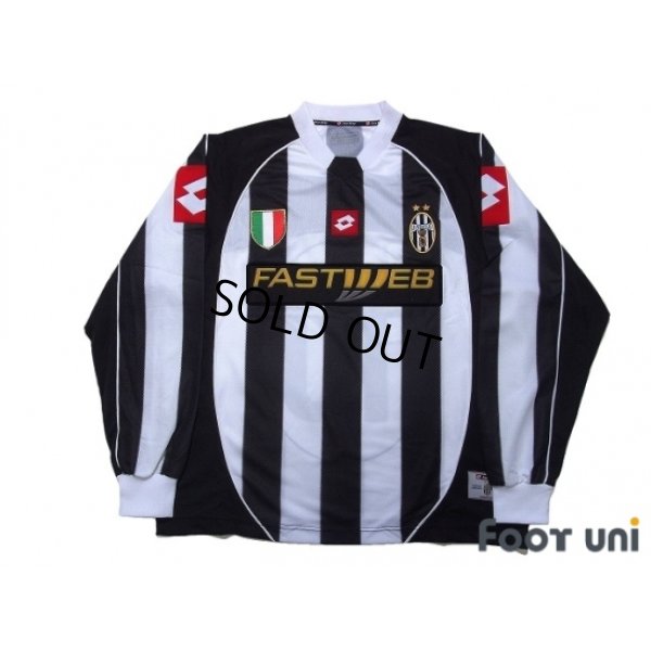 Photo1: Juventus 2002-2003 Home Long Sleeve Shirt #10 Del Piero