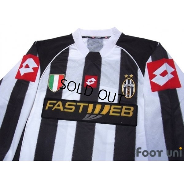 Photo3: Juventus 2002-2003 Home Long Sleeve Shirt #10 Del Piero