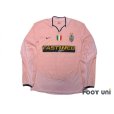 Photo1: Juventus 2003-2004 Away Long Sleeve Shirt Scudetto Patch/Badge (1)