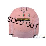 Juventus 2003-2004 Away Long Sleeve Shirt Scudetto Patch/Badge