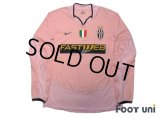 Juventus 2003-2004 Away Long Sleeve Shirt Scudetto Patch/Badge