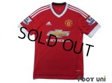 Manchester United 2015-2016 Home Shirt #18 Young BARCLAYS PREMIER LEAGUE Patch/Badge