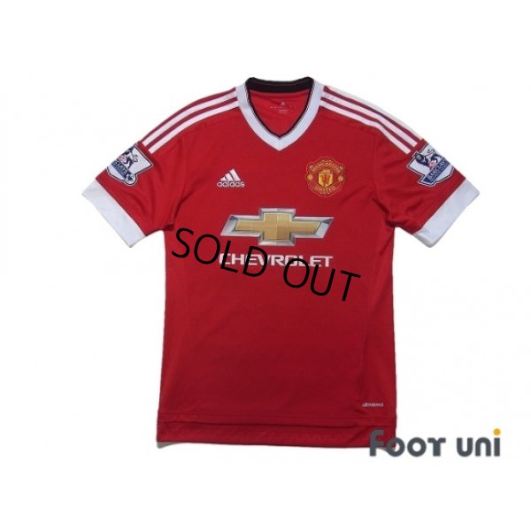 Photo1: Manchester United 2015-2016 Home Shirt #18 Young BARCLAYS PREMIER LEAGUE Patch/Badge