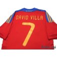 Photo4: Spain 2011 Home Shirt #7 David Villa FIFA World Champions 2010 Patch/Badge (4)