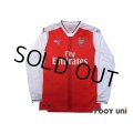 Arsenal 2016-2017 Home Long Sleeve Shirt #11 Ozil