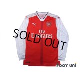 Arsenal 2016-2017 Home Long Sleeve Shirt #11 Ozil