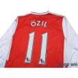 Photo4: Arsenal 2016-2017 Home Long Sleeve Shirt #11 Ozil