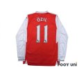Photo2: Arsenal 2016-2017 Home Long Sleeve Shirt #11 Ozil (2)