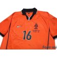 Photo3: Netherlands 1998 Home Shirt #16 Davids (3)