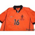 Photo3: Netherlands 1998 Home Shirt #16 Davids (3)