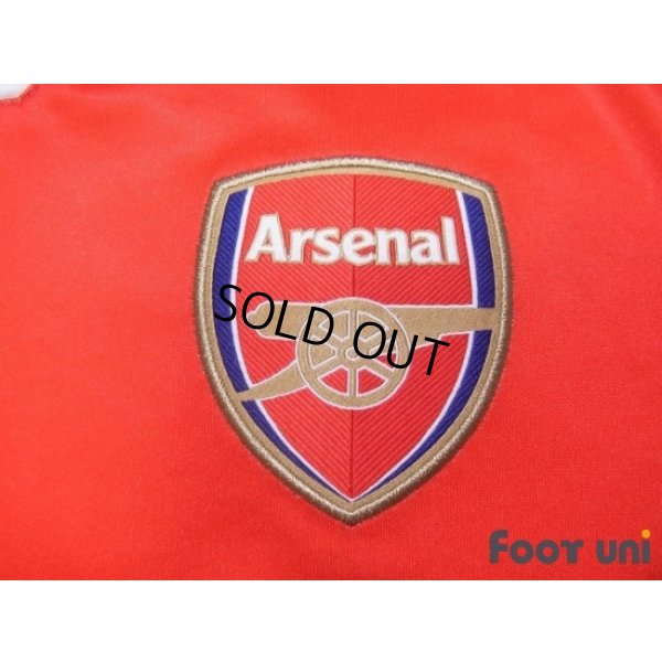 Photo6: Arsenal 2016-2017 Home Long Sleeve Shirt #11 Ozil