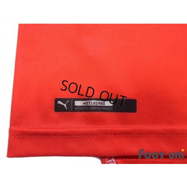 Photo7: Arsenal 2016-2017 Home Long Sleeve Shirt #11 Ozil