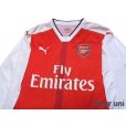 Photo3: Arsenal 2016-2017 Home Long Sleeve Shirt #11 Ozil