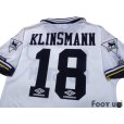 Photo4: Tottenham Hotspur 1993-1995 Home Shirt #18 Klinsmann (4)