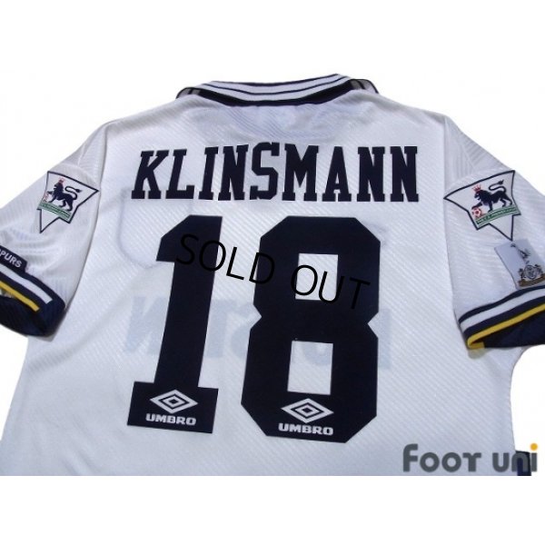 Photo4: Tottenham Hotspur 1993-1995 Home Shirt #18 Klinsmann