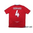 Photo2: England 2008 Away Shirt #4 Gerrard w/tags (2)