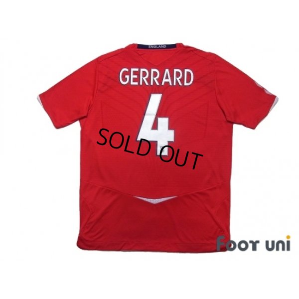 Photo2: England 2008 Away Shirt #4 Gerrard w/tags