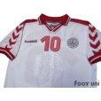 Photo3: Denmark 1998 Away Shirt #10 Michael Laudrup (3)