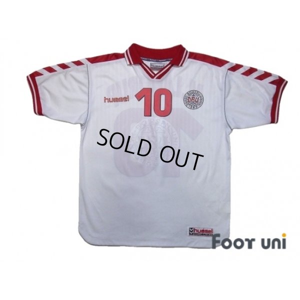 Photo1: Denmark 1998 Away Shirt #10 Michael Laudrup