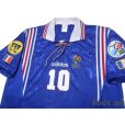 Photo3: France 1996 Home Shirt #10 Zidane UEFA Euro 1996 Patch/Badge UEFA Fair Play Patch/Badge (3)